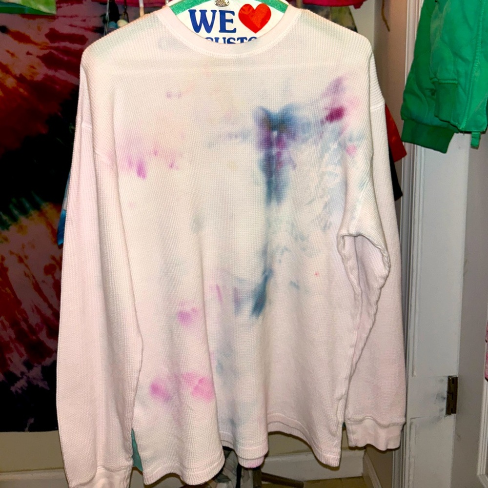 Long Sleeve Tie Dye thermals